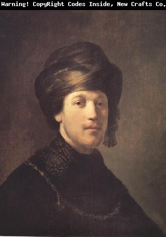 Isack jouderville Bust of a young Man in a Turban (mk33)
